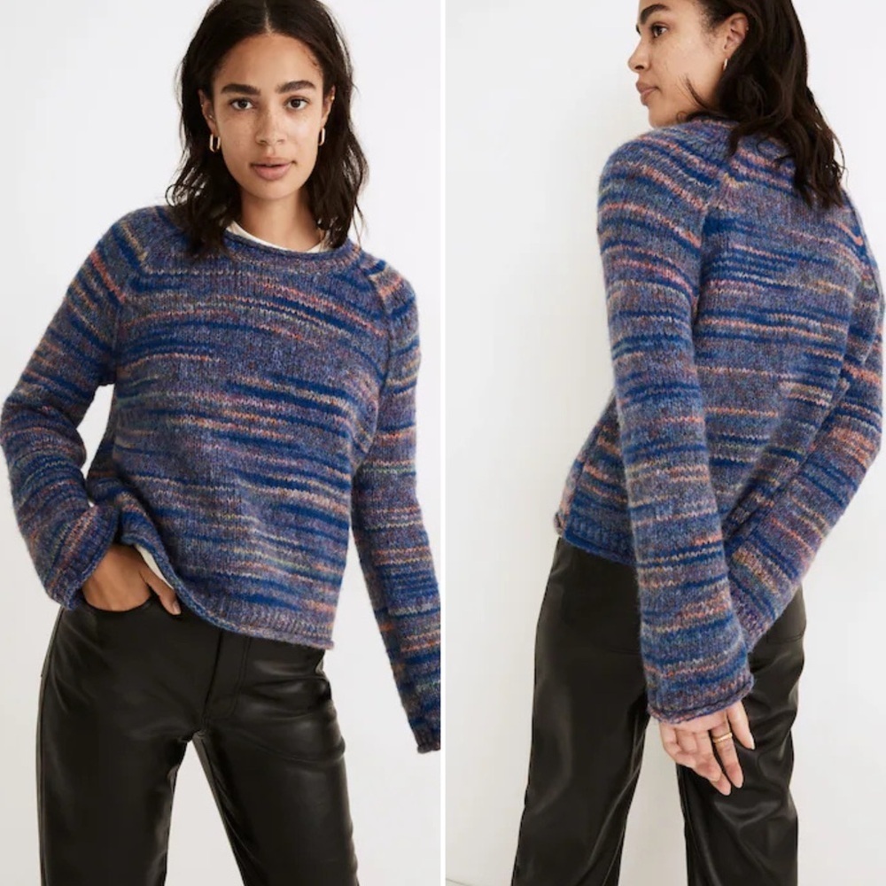 Madewell Space-Dyed Kersdale Pullover Sweater Women’s Size Small